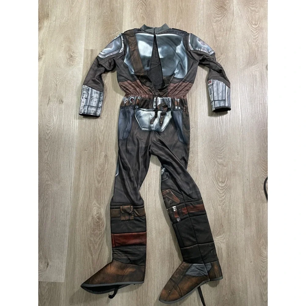 Star Wars The Mandalorian Beskar Armor Child Costume Medium Halloween Boys - Picture 6 of 12